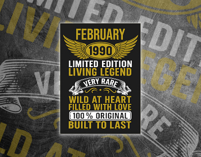 Birthday T-shirt Design birthday t shirt branding custom t shirt design graphic design graphic t shirt illustration outdoor t shirt retro t shirt t shirt design typography typography t shirt design vintage tshirt