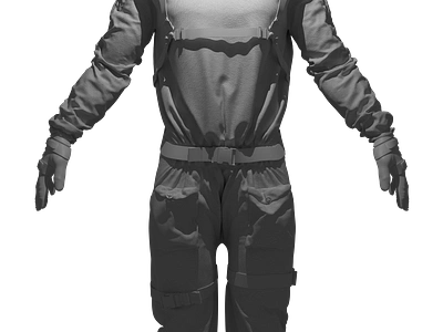 Astronaut Suit Model graphic design product design suit model