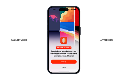 Redesign on the Panels App by MKBHD apple mkbhd mobile mobile app panels ui user experience