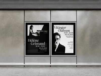 Hoffman Philharmonic — Visual Identity & Poster Series animation branding classical music design high end identity minimalism opera simple theater visual identity website