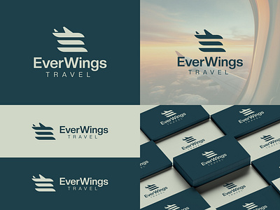 Ever Wings Travel Logo Design 99design branding creative logo design graphic design illustration logo logomark logotype ui