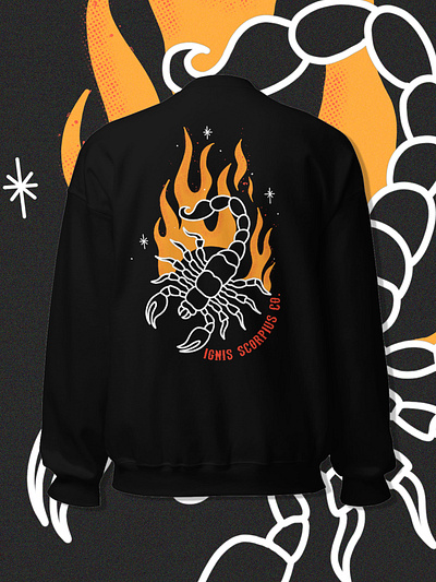 Ignis Scorpius Co. - Tattoo Inspired Apparel apparel apparel design branding branding identity custom graphics marketing materials visual design