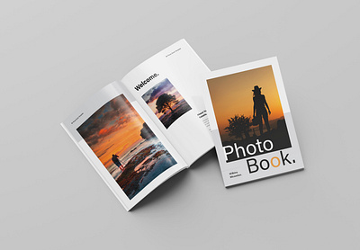 Photo Book Template agency branding brochure brochure design business design fashion graphic design mimimalist minimal photo photobook photography portfolio