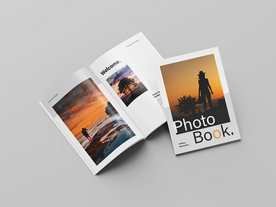 Photo Book Template agency branding brochure brochure design business design fashion graphic design mimimalist minimal photo photobook photography portfolio