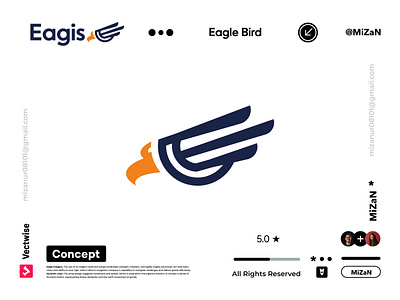 E letter with eagle bird logo, Logistic Company logo brand identity business logo cargo company logo e letter logo eagle bird eagle logo graphic design logistic company logo logo creation logo design logoinspirations minimalist modern logo transport