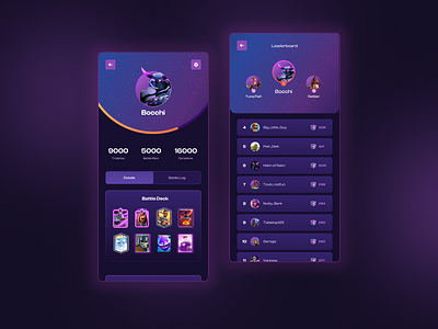 Leaderboard clashroyal dailyui game leaderboard mobile