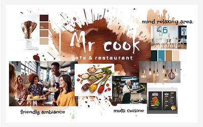 Mood Board: "Mr. Cook" mood board ui