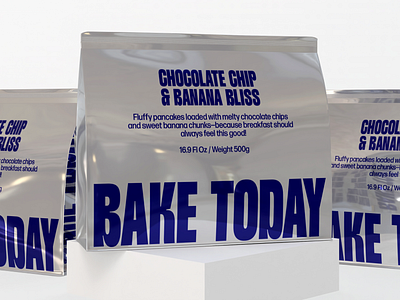 Bake Today | Pancake Kit | Branding | Product Design brand design brand identity branding branding inspiration design food graphic design identity inspiration inspo logo logo maker packaging packaging design pancake pancake kit product product design