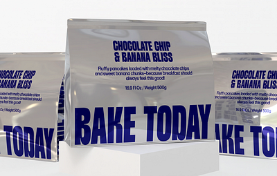 Bake Today | Pancake Kit | Branding | Product Design brand design brand identity branding branding inspiration design food graphic design identity inspiration inspo logo logo maker packaging packaging design pancake pancake kit product product design