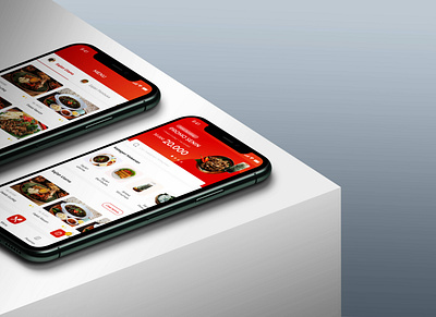 Mockup Food Delivery delivery food mockup uiux