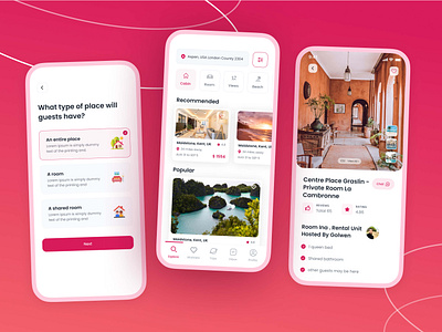 Hotel Booking App UIUX Design app design design figma graphic design hotel booking ui uiux