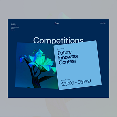 Web Design - Competitions userinterfacedesign