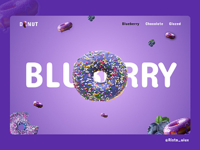 Donut Landing Page donutdesign donutuiux figma figmadesign landingpage uidesign uiux