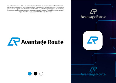 Advantage Route adobe illustrator logo logo design logo designer logo inspo software software logo tech logo technology technology logo