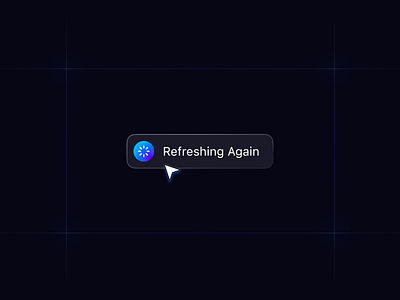 Dark Refresh - Saas Widget UI - Wow Rakibul branding button components design glow button graphic design land page saas saasui ui web design widget wow rakibul wowrakibul