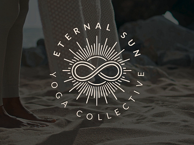 Eternal Sun Yoga Collective Logo Design brand design brand identity brandforpurchase branding graphic design logo logo design vector visual design yoga yoga studio