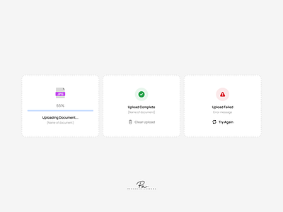 Files Upload Modal States card design file loading modal pop up product design ui upload ux