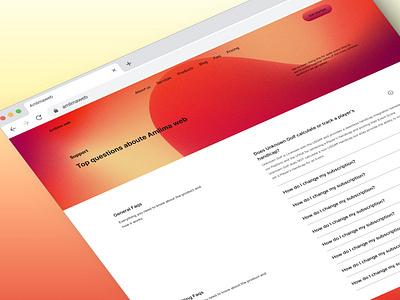 Faq page design faq productdesign ui ux web