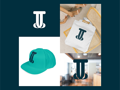 Logo with the combination of letters "T" and "J" alphabets graphic design j letters logo logo t