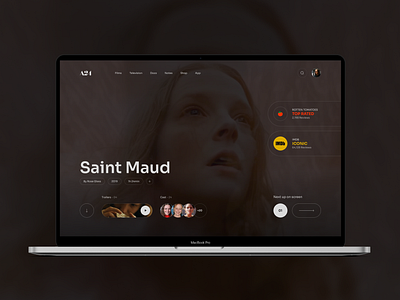 A24 Web Design Concept – Surreal and Dark Aesthetics a24 cinematic design creative concept dark aesthetic enemy hereditary horror midsommar movie inspired design movies web design pearl saint maud surrealism the lighthouse thriller uiux web design