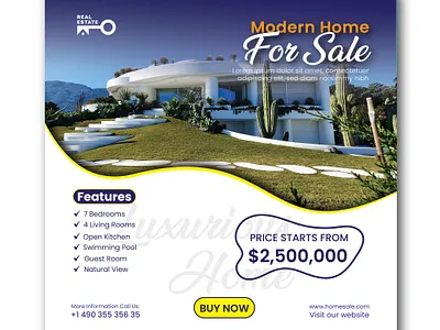 Home Sale Ads banner design/ Real estate banner design propertybanner