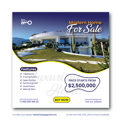 Home Sale Ads banner design/ Real estate banner design propertybanner