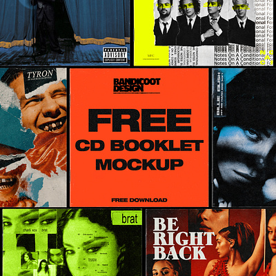 FREE CD BOOKLET MOCKUP album album art album cover booklet cd cd cover cover cover art design free free download free mockup graphic design mockup music music art product packaging