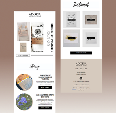 Email Campaign Design for Home Improvement Brand newsletter