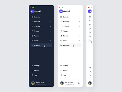 Sidebar Navigation UI Design application sidebar clean navigation design creative work dark mode dashboard design left menu light mode multi nav navigation bar navigation design popup side nav sidebar design top navigation design topbar ui design uiux design user interface ux design