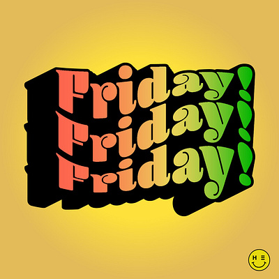 Cool Friday! friday graphic design illustrator