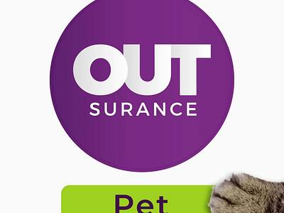 OutSurance Pet Insurance Concept ad animation branding design graphic design