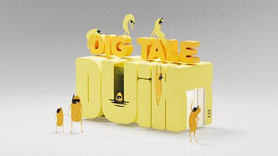 Digitale Duik | 3D 3d branding design graphic design light logo telenet vector vrt