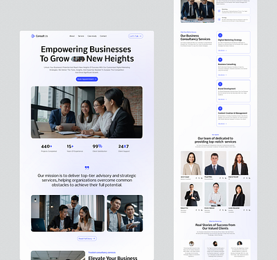 Business Consulting Website brandconsulting business businessconsulting businesssolutions corporatestrategy design digital marketing website ecommerce website figma financialconsulting landing page landing page design marketingstrategy startupconsulting ui uiux ux web design website website ui