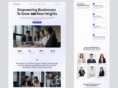 Business Consulting Website brandconsulting business businessconsulting businesssolutions corporatestrategy design digital marketing website ecommerce website figma financialconsulting landing page landing page design marketingstrategy startupconsulting ui uiux ux web design website website ui
