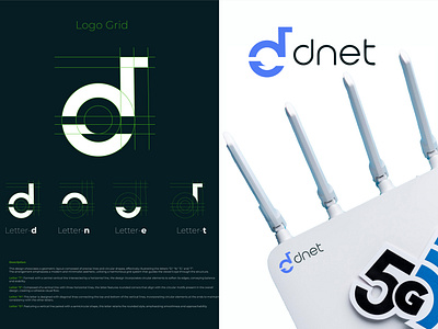 DNET LOGO DESIGN 3d animation branding business design designer dnet logo dribbble net wifi logo idea graphic design graphic designer illustration internet logo internetlogo logo motion graphics saif2314 tp link logo ui vector wifi logo