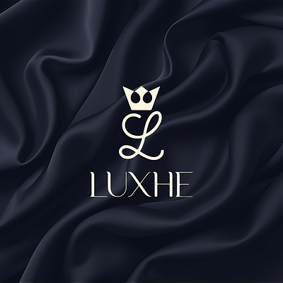 'Luxhe' Logo Design. 3d animation branding business design designer dribbble fashion logo fashion design fashion logo fashion logo buy graphic design graphic designer illustration logo logo type motion graphics saif2314 ui vector viral logo