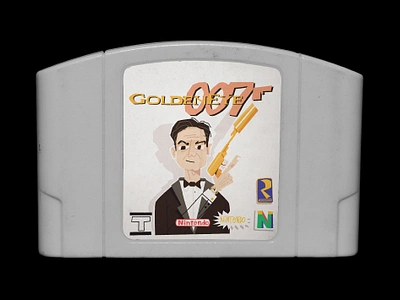 goldeneye bond boston character character design game goldeneye gun illustration illustrator n64 nintendo simple spy suit vector video game