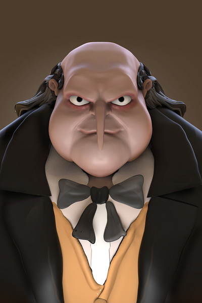 The Penguin 3d 3d modeling 3dmodel batman character design thepenguin zbrush