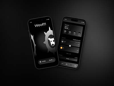 Dogs Inspiration branding nft typography ui uiux ux we3
