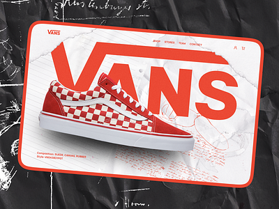 Сайт об истории VANS 3d animation app branding design graphic design illustration logo motion graphics typography ui ux vector