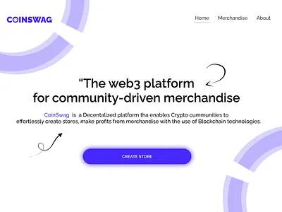 Home page branding design illustration nft typography ui uiux ux
