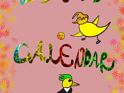 Bird Calendar Cover adobe art art direction artist artwork bowling colorful design digital digital art dribbble ducks fun graphic design illustration illustrator indesign logo photoshop poster