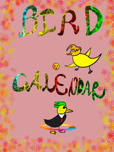 Bird Calendar Cover adobe art art direction artist artwork bowling colorful design digital digital art dribbble ducks fun graphic design illustration illustrator indesign logo photoshop poster