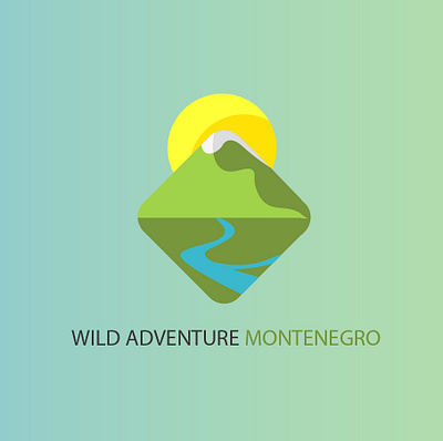 Wild Adventure Montenegro branding graphic design logo