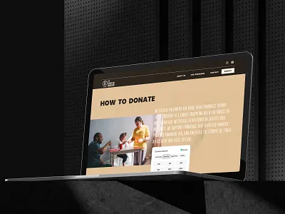 The Redemption Foundation Website design graphic design layout mobile web design website