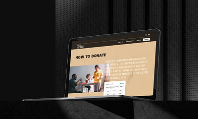 The Redemption Foundation Website design graphic design layout mobile web design website