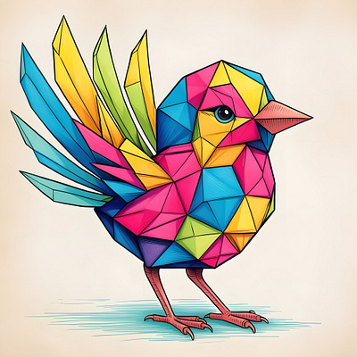 Colorful Bird bird colorful design illustration