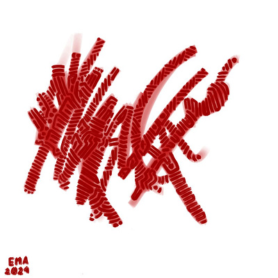 Red Bamboos abstract abstract design bamboo design graphic design illustration red