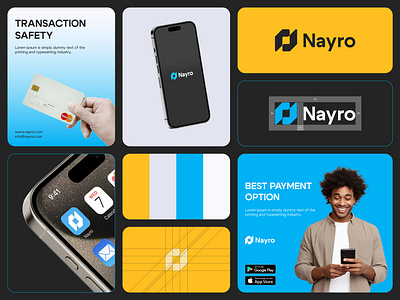 Nayro - Logo Design Concept banking brand identity branding concept creative design designer portfolio finance fintech letter logo logo logo designer modern money n payment saas technology transaction wallet