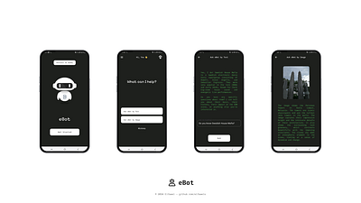 eBot | AI Buddy App ai flutter mobile app mobile ui design